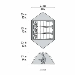 MSR Access 3 Tent