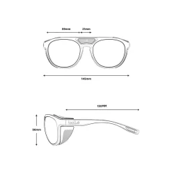 Bolle Adventurer Sunglasses - Phantom Black Gun Photochromic Lens