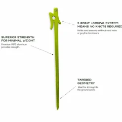 Hyperlite Mountain Gear Airpin Ultralight Stakes - 4 Pack