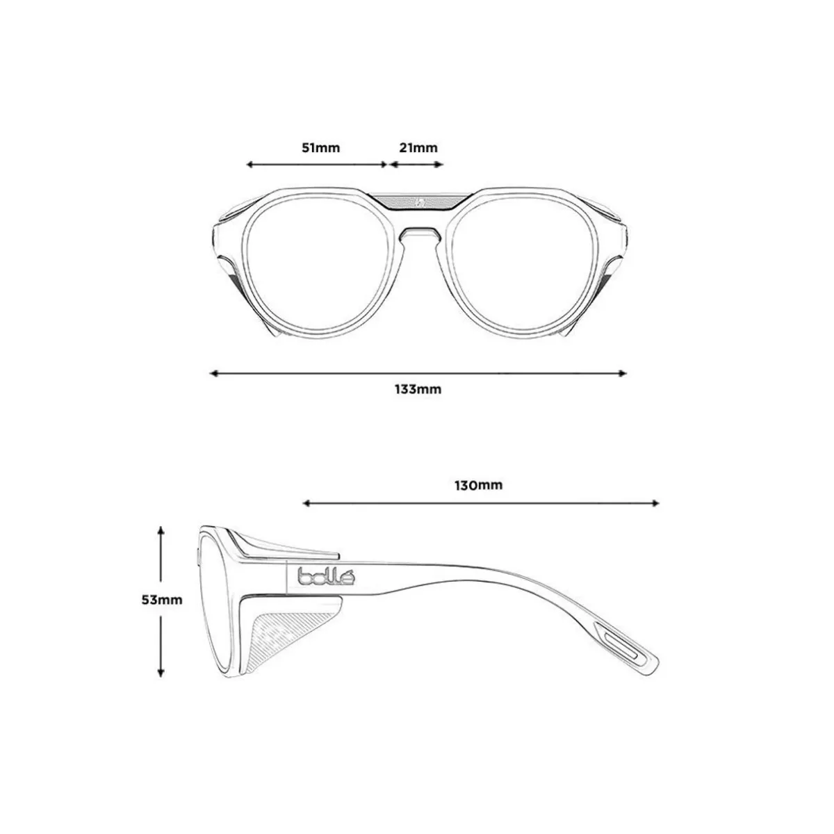 Bolle Ascender Sunglasses - Phantom Black Gun Photochromic Lens