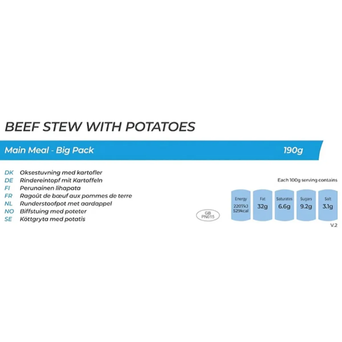 Real Turmat Beef Stew with Potato (Big Pack)