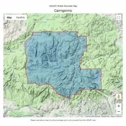 Harvey Maps British Mountain Map - Cairngorms & Lochnagar