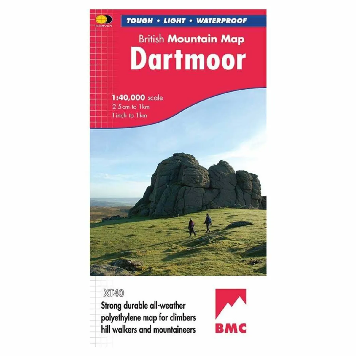 Harvey Maps British Mountain Map - Dartmoor