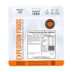Expedition Foods Chicken Korma with Rice (Single Serving)