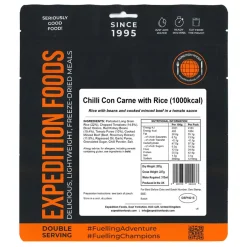 Firepot Chilli Con Carne with Rice (Double Serving)