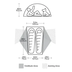 Big Agnes Copper Spur Limited 2P Tent & Footprint