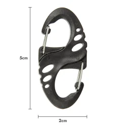 SilverAnt Dual Carabiner - 4 Pack