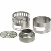 Evernew EBY255 Titanium Alcohol Stove DX Set (Ti DX Stand & Stove)