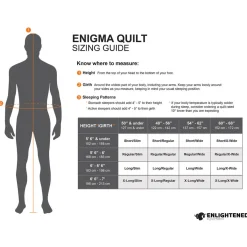 Enlightened Equipment Enigma 950FP 20F Down Quilt with Draft Collar