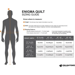 Enlightened Equipment Enigma 850FP 30F Down Quilt with Draft Collar