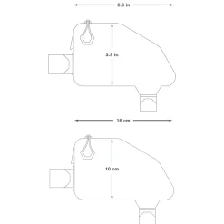 Apidura Expedition Top Tube Pack 0.5L