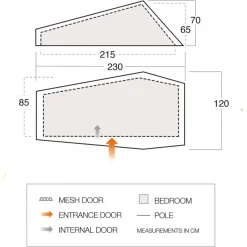 Vango F10 Neon UL 1 Tent