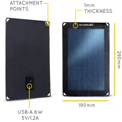 Sunslice Fusion Flex 6 Portable Solar Power Panel
