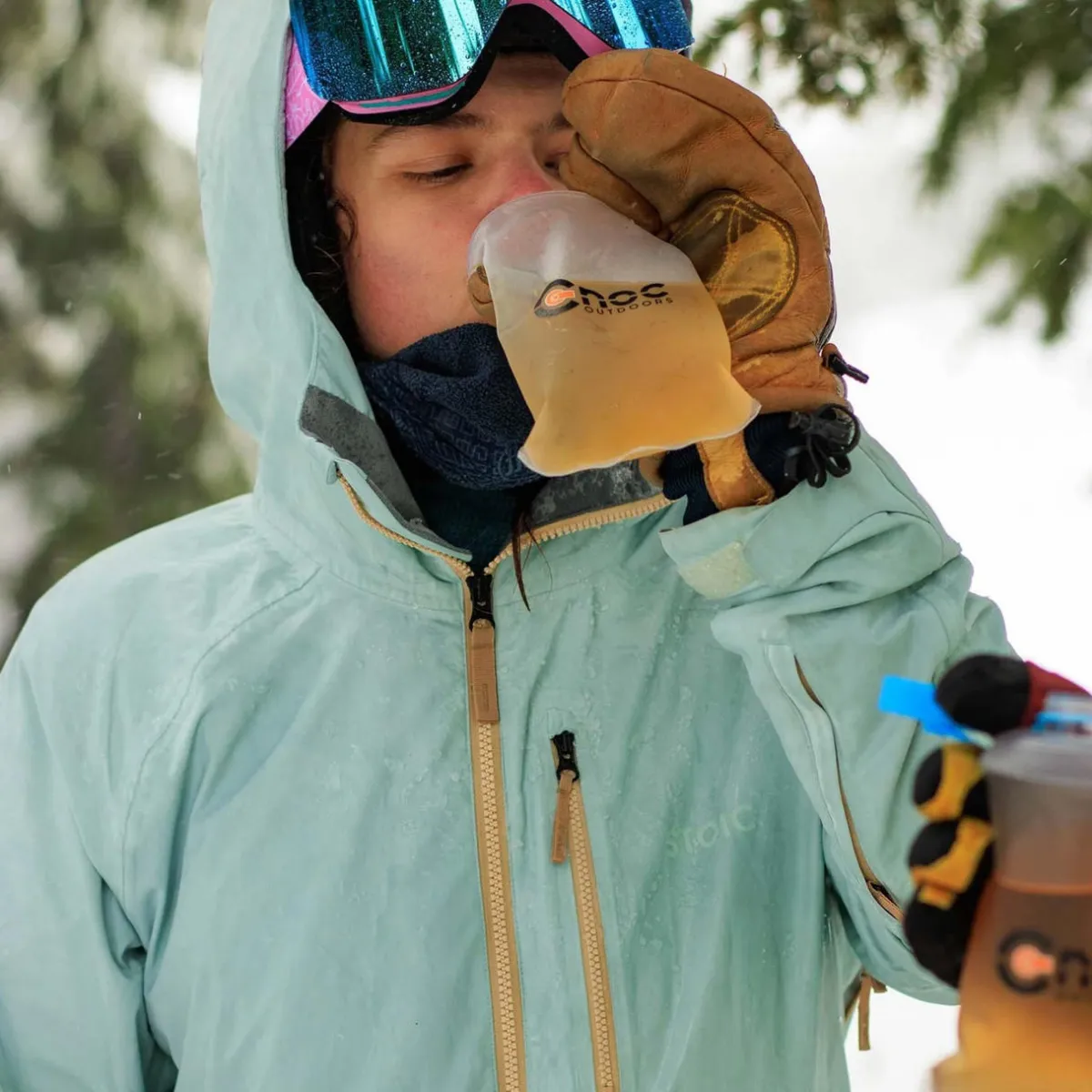 CNOC Outdoors Hydriam 350ml Collapsible Flask - 42mm - Past Season Colours