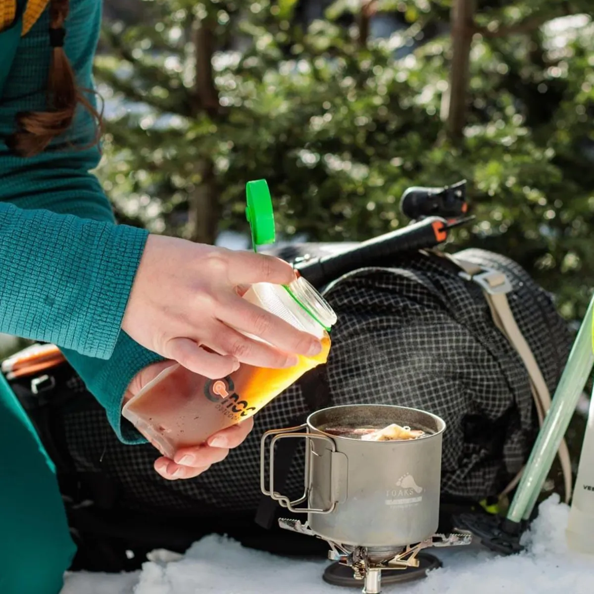 CNOC Outdoors HydriamX 350ml Collapsible Flask - 42mm