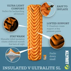 Big Agnes Insulated V Ultralite SL Slim Sleeping Mat