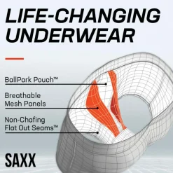SAXX Kinetic Light-Compression Mesh Boxer Brief