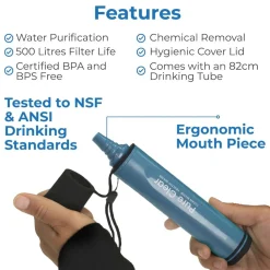 Pure Clear Life Filter Pro Personal Survival Straw