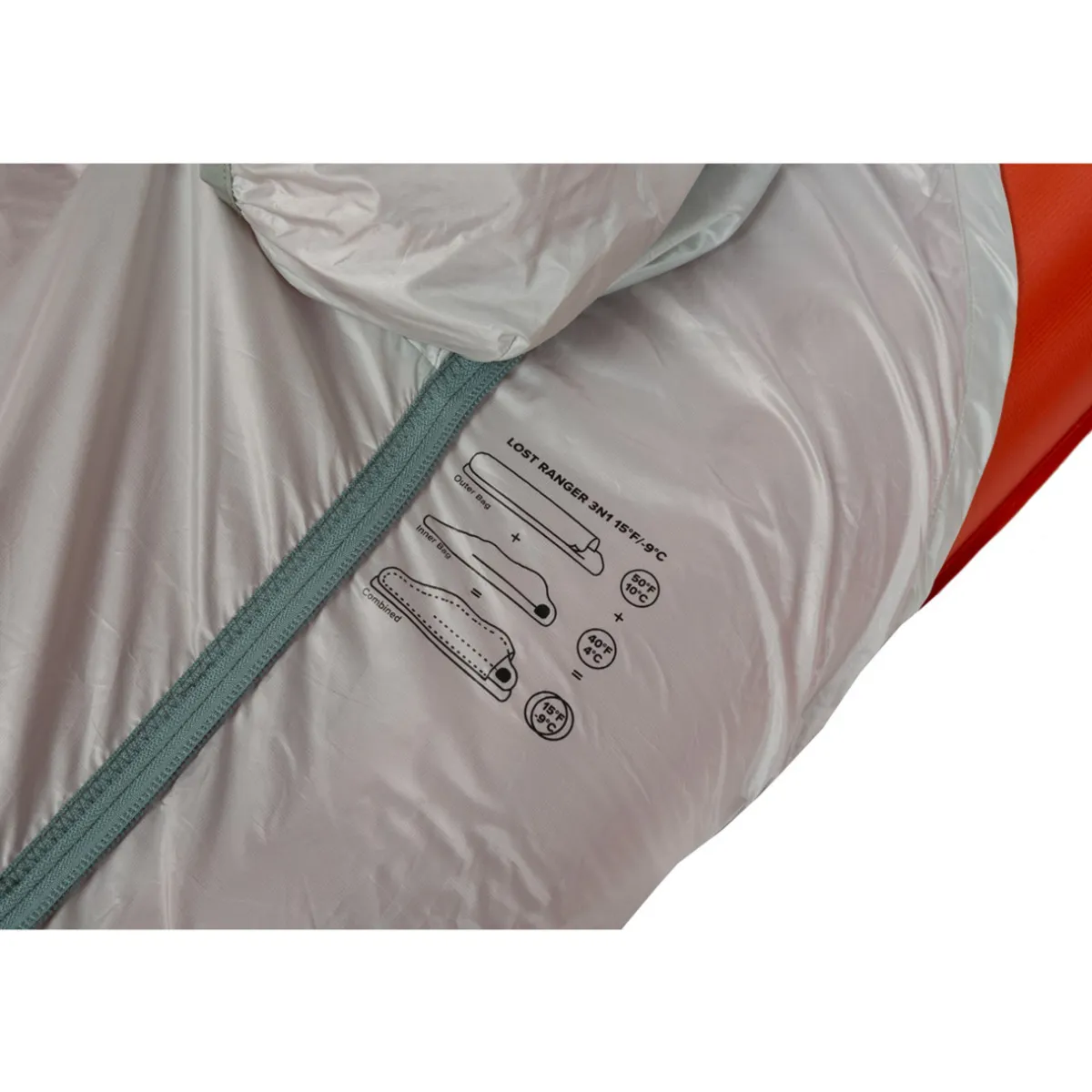 Nemo Lost Ranger 3N1 15F Down Sleeping Bag