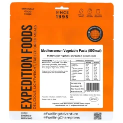 Expedition Foods Mediterranean Vegetable Pasta (High Energy Serving)