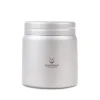 SilverAnt 160ml Titanium Container Tin Case