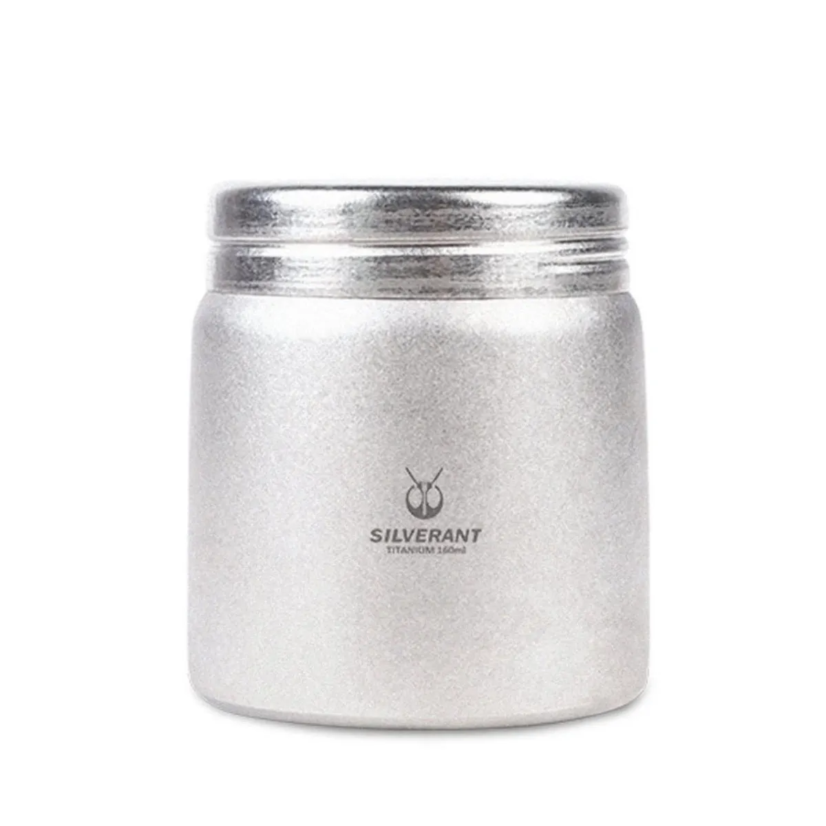SilverAnt 160ml Titanium Container Tin Case