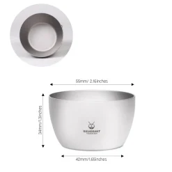 TOAKS 50ml Titanium Shot Glass