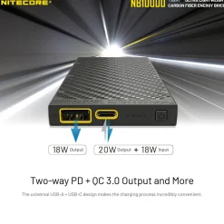 Nitecore NB10000 Gen 2 Power Bank