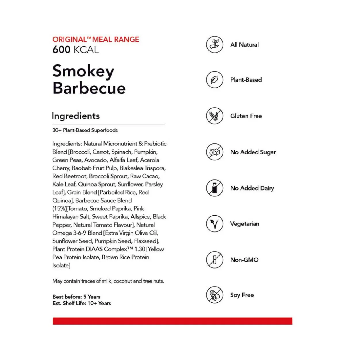 Radix Nutrition Original Smokey Barbecue Meal - 600kcal