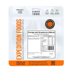 Expedition Foods Porridge with Strawberries (Single Serving)