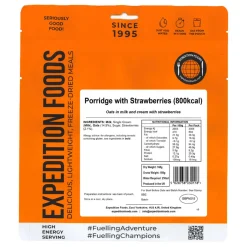 Expedition Foods Porridge with Strawberries (High Energy Serving)