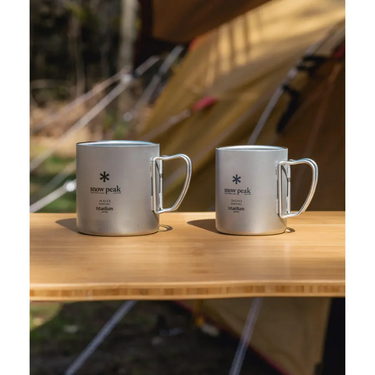 Snow Peak Recycled Titanium Double Wall 450 Mug