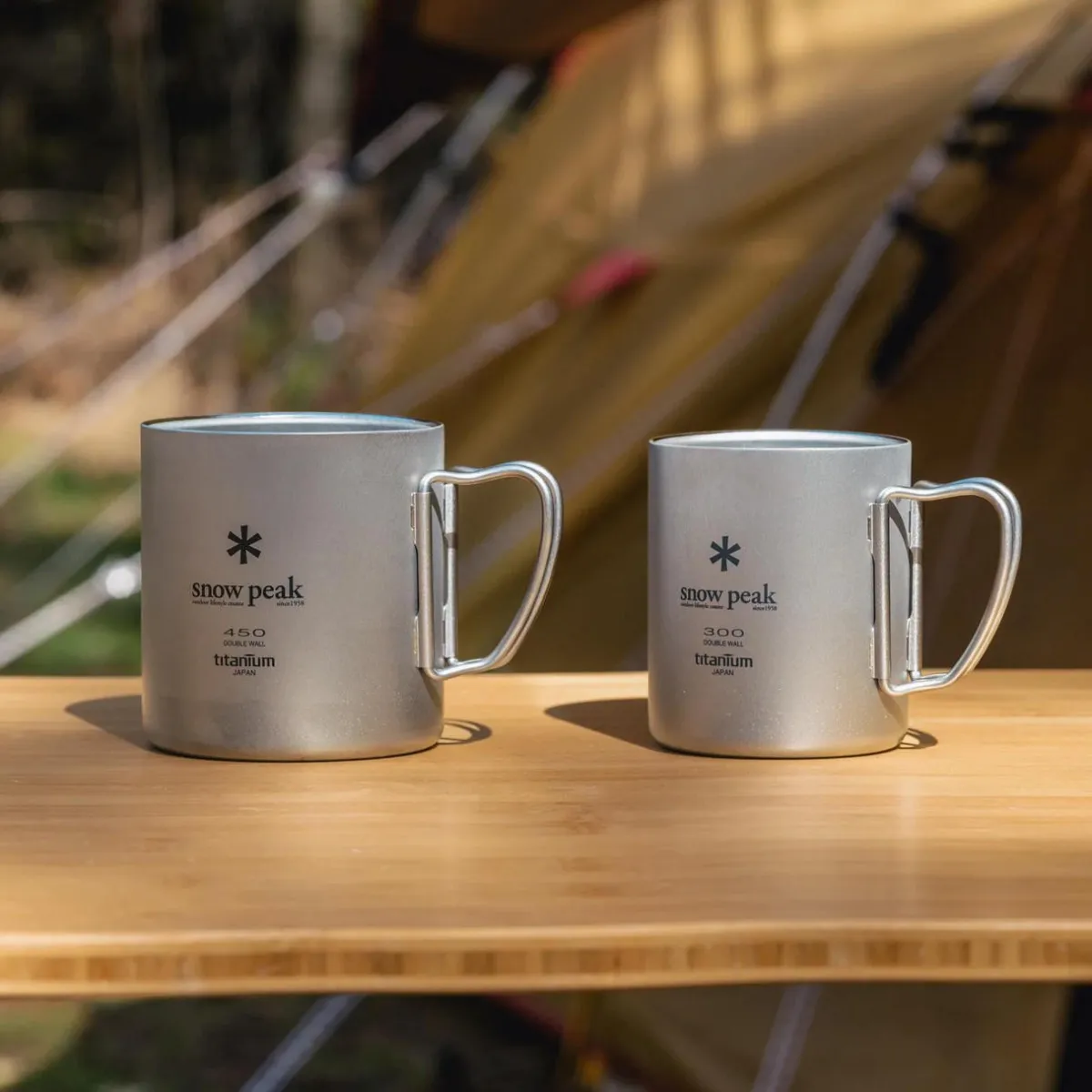 Snow Peak Recycled Titanium Double Wall 300 Mug