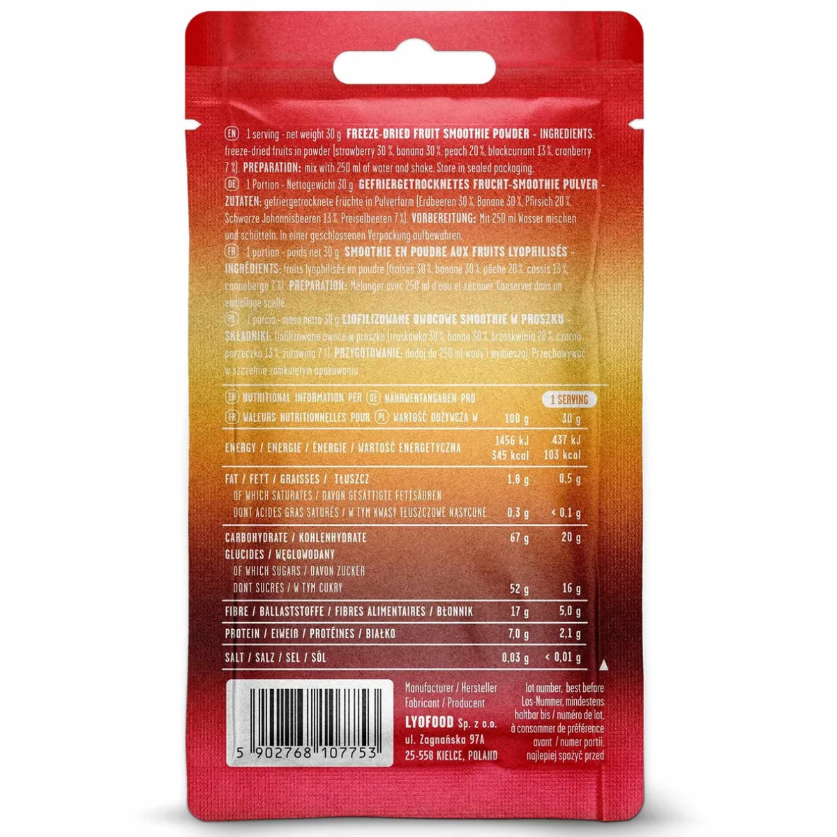 LYO Red Smoothie