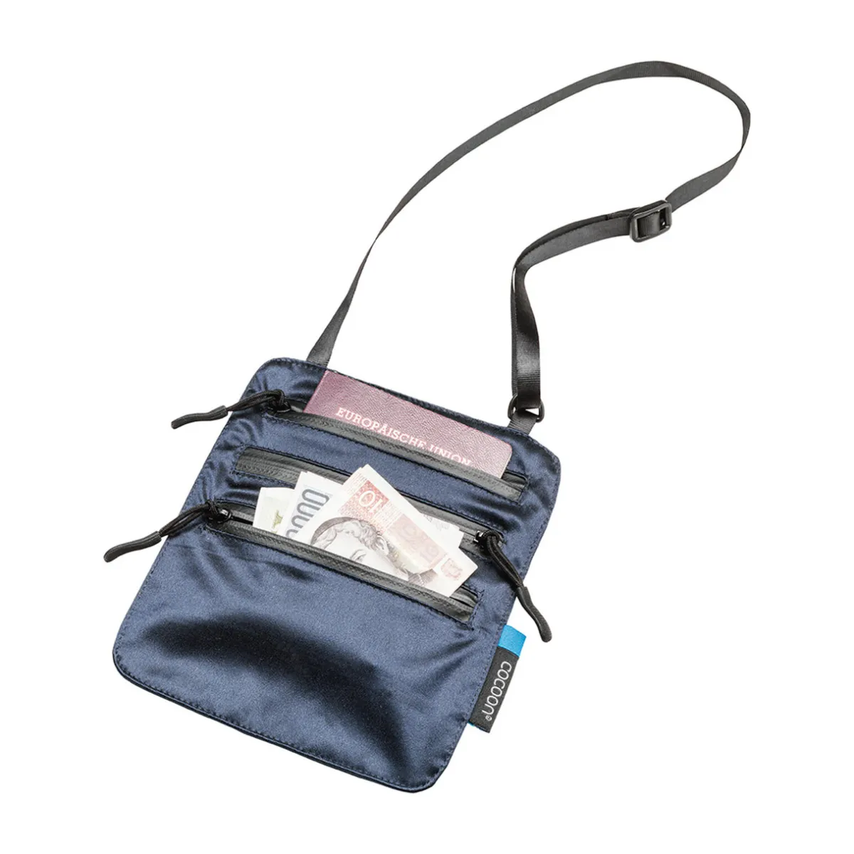 Cocoon Secret Neck Wallet - Silk