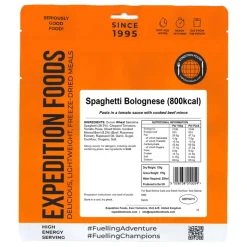 Expedition Foods Spaghetti Bolognese (High Energy Serving)