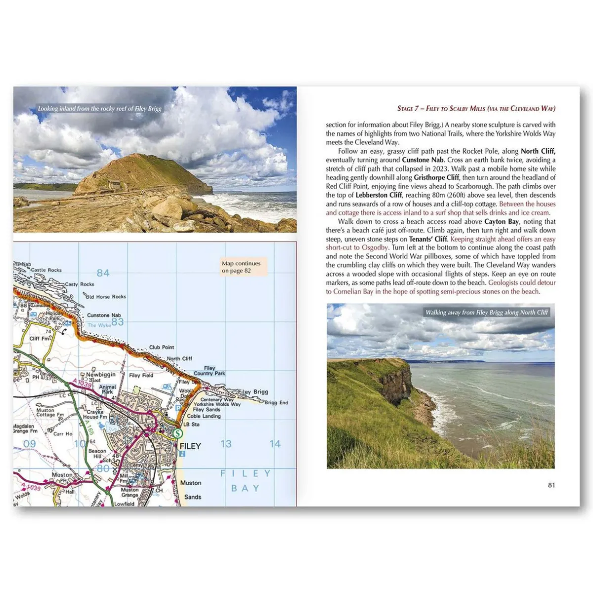 Harvey Maps The Cleveland Way and the Yorkshire Wolds Way 2024
