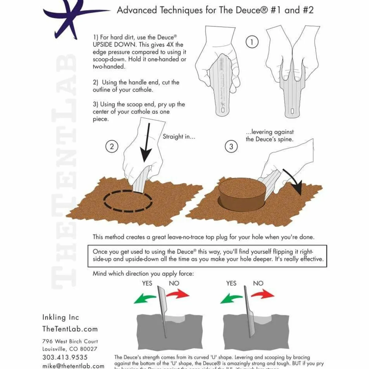 TheTentLab The Deuce #3 HD Trowel
