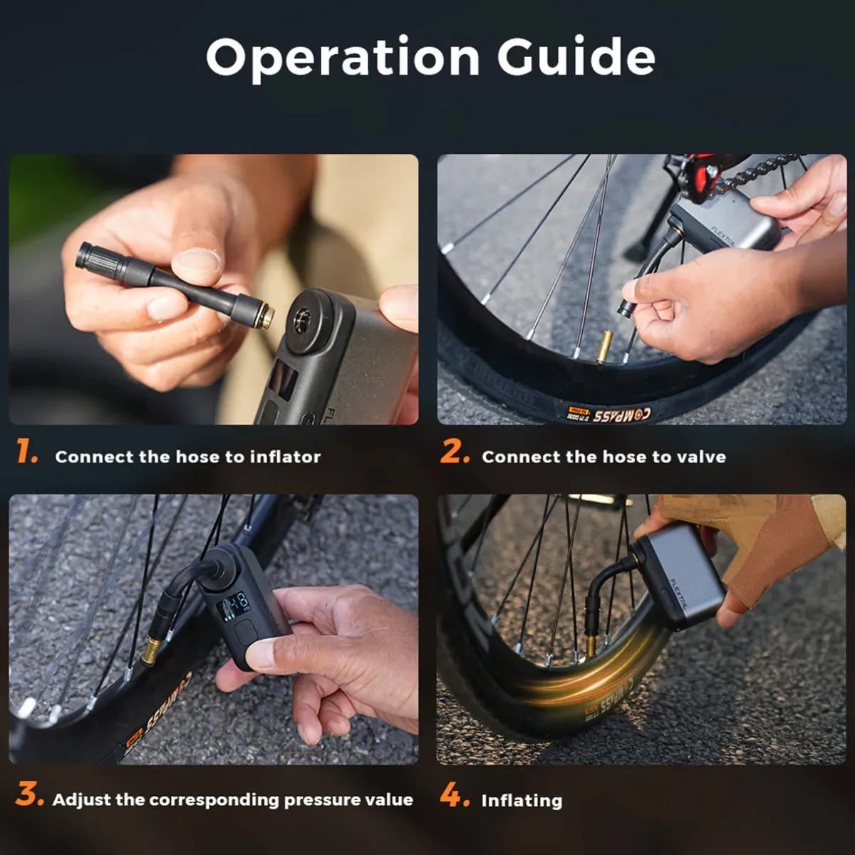 Flextail Tiny Bike Pump Pro