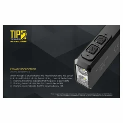 Nitecore TIP 2 USB Rechargeable Light