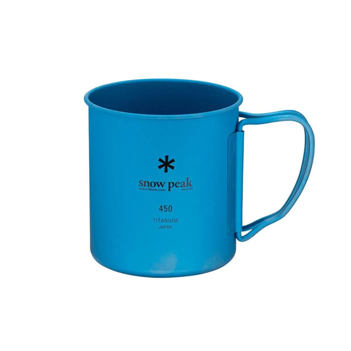 Snow Peak Titanium Single Wall 450 Coloured Mug