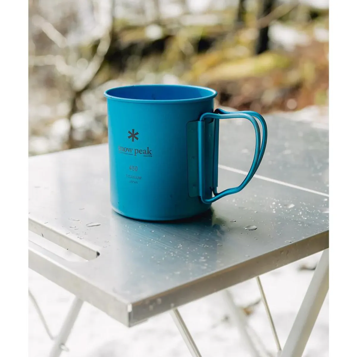 Snow Peak Titanium Single Wall 450 Coloured Mug