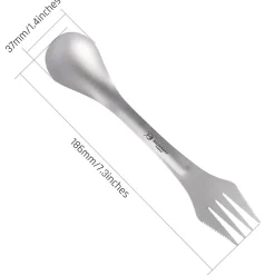 MSR Titanium Spork - Dual Ended
