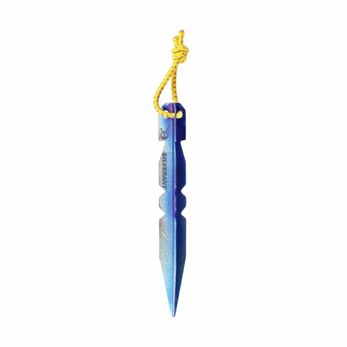 SilverAnt Titanium Y-Shape Tent Stakes - Short 6 Pack