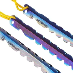 SilverAnt Titanium Y-Shape Tent Stakes - Medium 6 Pack