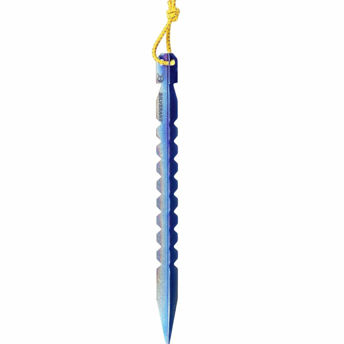 SilverAnt Titanium Y-Shape Tent Stakes - Long 6 Pack