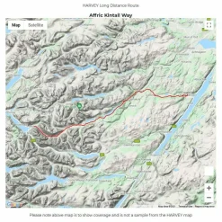 Harvey Maps Trail Map XT40 - Affric Kintail Way