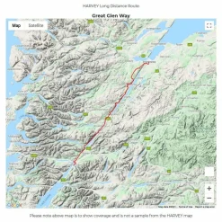 Harvey Maps Trail Map XT40 - Great Glen Way