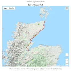 Harvey Maps Trail Map XT40 - John O'Groats