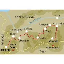 Trekmates Trekking Chamonix to Zermatt 2024